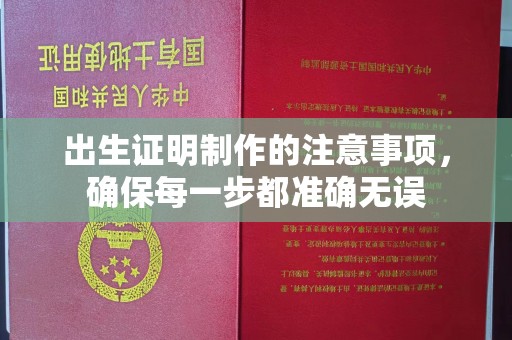 多伦出生证明制作的注意事项，确保每一步都准确无误
